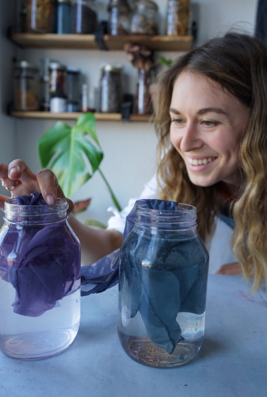 Discover the Magic of Dyeing with Black Beans and pH Shifting