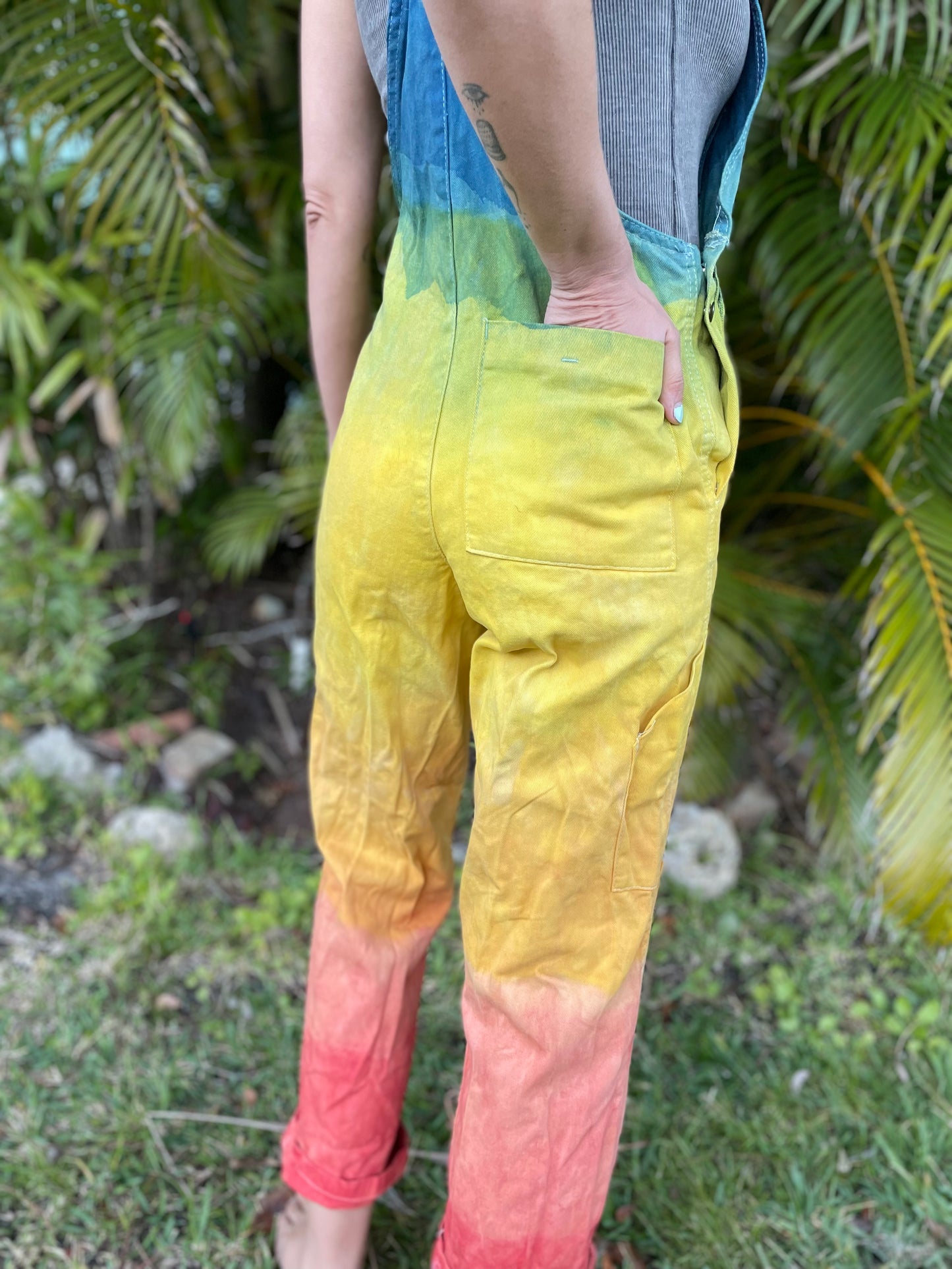 Naturally Dyed Overalls